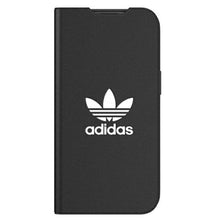 Заредете изображение във визуализатора на галерията – Adidas OR Booklet Case BASIC iPhone 13 6,1" czarno biały/black white 47086 - TopMag
