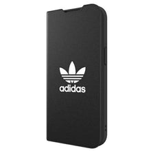 Заредете изображение във визуализатора на галерията – Adidas OR Booklet Case BASIC iPhone 13 6,1" czarno biały/black white 47086 - TopMag
