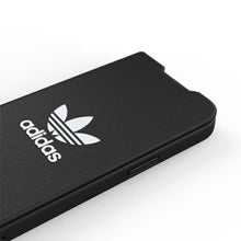 Заредете изображение във визуализатора на галерията – Adidas OR Booklet Case BASIC iPhone 13 6,1" czarno biały/black white 47086 - TopMag
