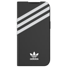 Заредете изображение във визуализатора на галерията – Adidas OR Booklet Case PU iPhone 13 6,1" czarno biały/black white 47091 - TopMag
