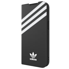 Заредете изображение във визуализатора на галерията – Adidas OR Booklet Case PU iPhone 13 6,1" czarno biały/black white 47091 - TopMag
