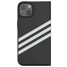 Заредете изображение във визуализатора на галерията – Adidas OR Booklet Case PU iPhone 13 6,1" czarno biały/black white 47091 - TopMag
