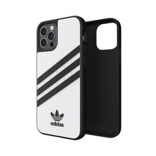 Заредете изображение във визуализатора на галерията – Adidas OR Moulded PU FW20 iPhone 12 Pro czarno biały/black white 42238 - TopMag
