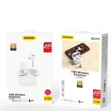 Заредете изображение във визуализатора на галерията – Dudao U15H TWS Bluetooth 5.1 wireless headphones white
