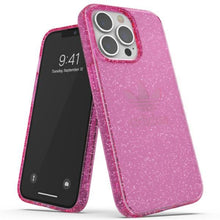 Заредете изображение във визуализатора на галерията – Adidas OR Protective iPhone 13 Pro / 13 6,1" Clear Case Glitter różowy/pink 47121 - TopMag
