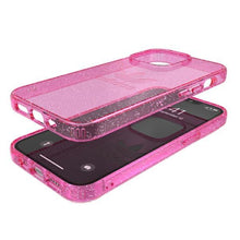 Заредете изображение във визуализатора на галерията – Adidas OR Protective iPhone 13 Pro / 13 6,1" Clear Case Glitter różowy/pink 47121 - TopMag

