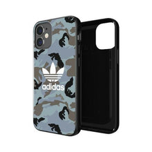Заредете изображение във визуализатора на галерията – Adidas OR SnapCase Camo iPhone 12 mini niebiesko/czarny 43701 - TopMag
