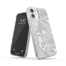 Заредете изображение във визуализатора на галерията – Adidas OR SnapCase Camo iPhone 12 mini przezroczysty/biały 43704 - TopMag
