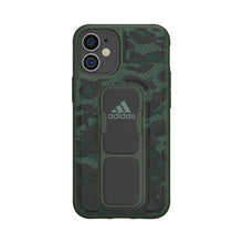 Заредете изображение във визуализатора на галерията – Adidas SP Grip Case Leopard iPhone 12 Mini green/zielony 43719 - TopMag
