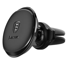 Заредете изображение във визуализатора на галерията – BASEUS car holder for air vent magnetic with cable clip black SUGX020001
