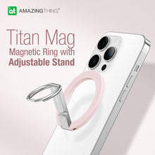 Заредете изображение във визуализатора на галерията – Amazing Thing Ring Titan Mag Magnetic holder stand IGTMBK pink
