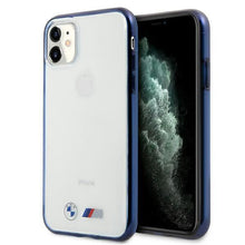 Заредете изображение във визуализатора на галерията – Etui BMW BMHCN61MBTOB iPhone 11 6,1" / Xr transparent hardcase Sandblast - TopMag
