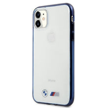 Заредете изображение във визуализатора на галерията – Etui BMW BMHCN61MBTOB iPhone 11 6,1" / Xr transparent hardcase Sandblast - TopMag
