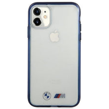 Заредете изображение във визуализатора на галерията – Etui BMW BMHCN61MBTOB iPhone 11 6,1" / Xr transparent hardcase Sandblast - TopMag
