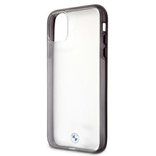Заредете изображение във визуализатора на галерията – Etui BMW BMHCN61PCUMRBK iPhone 11 6,1" / Xr transparent hardcase Signature Collection - TopMag
