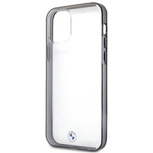Заредете изображение във визуализатора на галерията – Etui BMW BMHCP12MPCUMRBK iPhone 12/12 Pro transparent hardcase Signature Collection - TopMag
