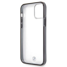 Заредете изображение във визуализатора на галерията – Etui BMW BMHCP12MPCUMRBK iPhone 12/12 Pro transparent hardcase Signature Collection - TopMag
