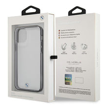 Заредете изображение във визуализатора на галерията – Etui BMW BMHCP12MPCUMRBK iPhone 12/12 Pro transparent hardcase Signature Collection - TopMag
