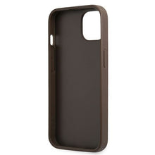 Заредете изображение във визуализатора на галерията – Guess GUHCP13SG4GLBR iPhone 13 mini 5,4" brązowy/brown hard case 4G Stripe Collection - TopMag
