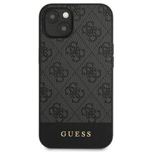 Заредете изображение във визуализатора на галерията – Guess GUHCP13SG4GLGR iPhone 13 mini 5,4" szary/grey hardcase 4G Stripe Collection - TopMag
