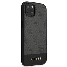 Заредете изображение във визуализатора на галерията – Guess GUHCP13SG4GLGR iPhone 13 mini 5,4" szary/grey hardcase 4G Stripe Collection - TopMag
