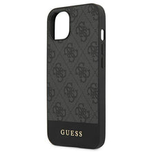 Заредете изображение във визуализатора на галерията – Guess GUHCP13SG4GLGR iPhone 13 mini 5,4" szary/grey hardcase 4G Stripe Collection - TopMag
