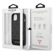Заредете изображение във визуализатора на галерията – Guess GUHCP13SG4GLGR iPhone 13 mini 5,4" szary/grey hardcase 4G Stripe Collection - TopMag
