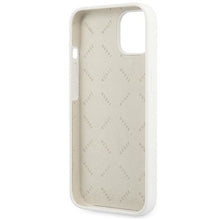 Заредете изображение във визуализатора на галерията – Guess GUHCP13SLS4GGWH iPhone 13 mini 5,4" biały/white hard case Silicone 4G Logo - TopMag
