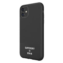 Заредете изображение във визуализатора на галерията – SuperDry Moulded Canvas iPhone 11 Case czarny/black 41547 - TopMag
