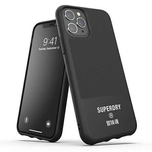 SuperDry Moulded Canvas iPhone 11 Pro Ma x Case czarny/black 41550 - TopMag
