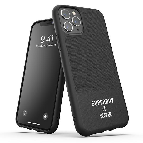 SuperDry Moulded Canvas iPhone 11 Pro Ma x Case czarny/black 41550 - TopMag