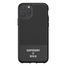 Заредете изображение във визуализатора на галерията – SuperDry Moulded Canvas iPhone 11 Pro Ma x Case czarny/black 41550 - TopMag
