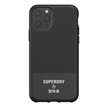 Заредете изображение във визуализатора на галерията – SuperDry Moulded Canvas iPhone 11 Pro Case czarny/black 41548 - TopMag
