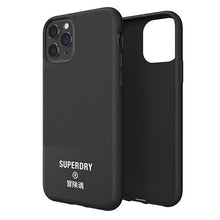 Заредете изображение във визуализатора на галерията – SuperDry Moulded Canvas iPhone 11 Pro Case czarny/black 41548 - TopMag
