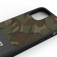 Заредете изображение във визуализатора на галерията – SuperDry Moulded Canvas iPhone 12 mini Case moro/camo 42587 - TopMag
