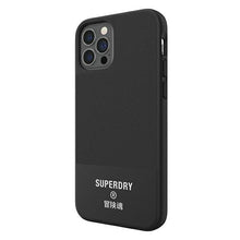 Заредете изображение във визуализатора на галерията – SuperDry Moulded Canvas iPhone 12/12 Pro Case czarny/black 42585 - TopMag
