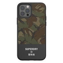 Заредете изображение във визуализатора на галерията – SuperDry Moulded Canvas iPhone 12/12 Pro Case moro/camo 42588 - TopMag

