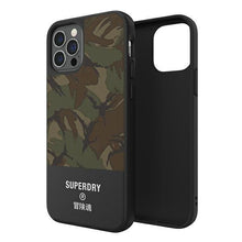 Заредете изображение във визуализатора на галерията – SuperDry Moulded Canvas iPhone 12/12 Pro Case moro/camo 42588 - TopMag
