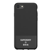 Заредете изображение във визуализатора на галерията – SuperDry Moulded Canvas iPhone 6/6s/7/8/ SE 2020 / SE 2022 Case czarny/black 41539 - TopMag
