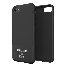 Заредете изображение във визуализатора на галерията – SuperDry Moulded Canvas iPhone 6/6s/7/8/ SE 2020 / SE 2022 Case czarny/black 41539 - TopMag
