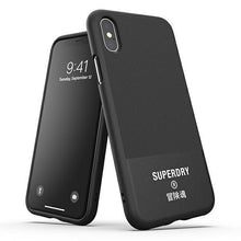 Заредете изображение във визуализатора на галерията – SuperDry Moulded Canvas iPhone X/Xs Case czarny/black 41544 - TopMag
