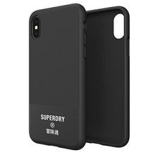 Заредете изображение във визуализатора на галерията – SuperDry Moulded Canvas iPhone X/Xs Case czarny/black 41544 - TopMag
