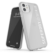 Заредете изображение във визуализатора на галерията – SuperDry Snap iPhone 11 Clear Case biały /white 41578 - TopMag
