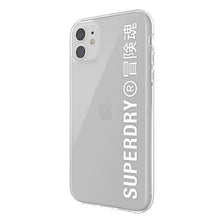 Заредете изображение във визуализатора на галерията – SuperDry Snap iPhone 11 Clear Case biały /white 41578 - TopMag
