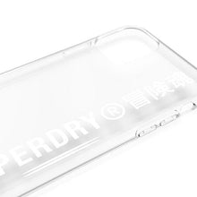 Заредете изображение във визуализатора на галерията – SuperDry Snap iPhone 11 Clear Case biały /white 41578 - TopMag
