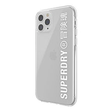 Заредете изображение във визуализатора на галерията – SuperDry Snap iPhone 11 Pro Max Clear Ca se biały/white 41580 - TopMag
