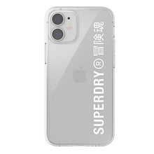 Заредете изображение във визуализатора на галерията – SuperDry Snap iPhone 12 mini Clear Case biały/white 42593 - TopMag
