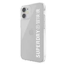 Заредете изображение във визуализатора на галерията – SuperDry Snap iPhone 12 mini Clear Case biały/white 42593 - TopMag
