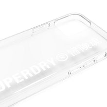 Заредете изображение във визуализатора на галерията – SuperDry Snap iPhone 12 mini Clear Case biały/white 42593 - TopMag
