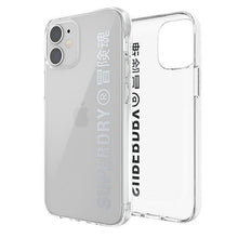 Заредете изображение във визуализатора на галерията – SuperDry Snap iPhone 12 mini Clear Case srebrny/silver 42590 - TopMag
